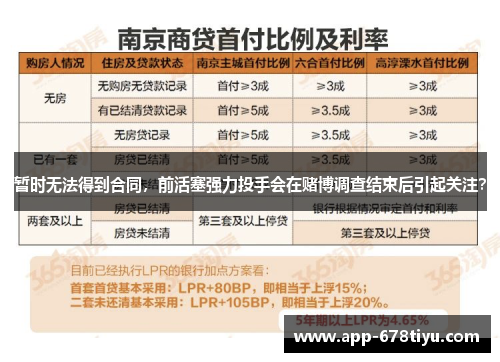 暂时无法得到合同，前活塞强力投手会在赌博调查结束后引起关注？
